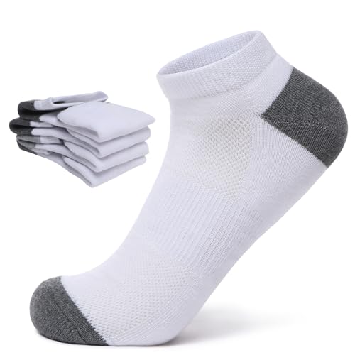 Comfortable Mesh Ankle Socks Set with Cushioned Sole and Breathable Design for Sports and Everyday Use (2 Pairs)2