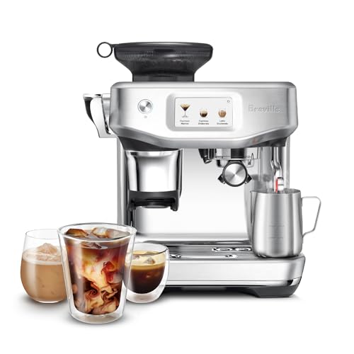 Breville the Barista Touch Impress Coffee Machine, Espresso Machine with Coffee Grinder (BES881BSS) - Brushed Stainless Steel