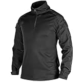 Men's Long Sleeve Tactical Combat Shirt 1/4 Zip Lightweight...