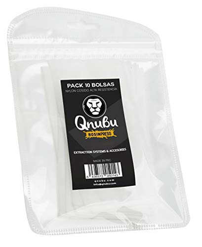 Qnubu Rosin Press Sacs en nylon Blanc Cover