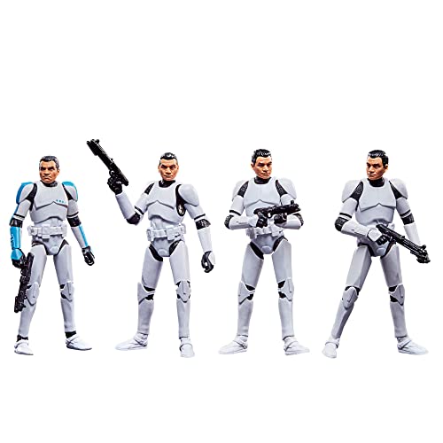 Star Wars The Vintage Collection Phase I Clone Trooper 3.75-Inch-Scale Collectible Action Figure 4-Pack Set F5554 Multicolor By Hasbro Ages 4 And Up #TOP3