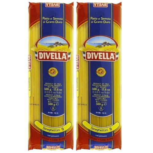 2�Z�b�g �f�B���F�b�� No.9 �X�p�Q�b�e�B�[�j 1.55mm 500g �C�^���A�Y �f���������� �Z�����i �p�X�^ ���� �����O�p�X�^ �{�� DIVELLA �l�C 500g �Ɩ��p ���~ �ۑ��H �r�[�K�� ���N �w���V�[ �{�i