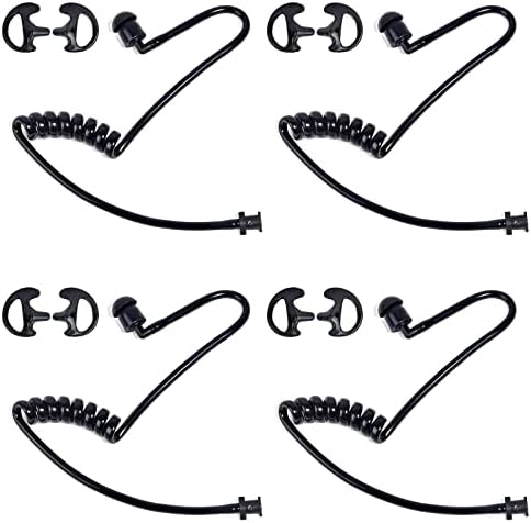 Replacement Acoustic Tube With Earmold - Compatible With Two-Way Radio Earpieces