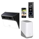 eufy Security Solar Wall Light Cam S120 Solar Security Camera+ Video Doorbell E340 with homebase 380,Motion Activated Light, AI Detection, 2K Full HD Wireless Video Doorbell Camera,IP65 Waterproof, S