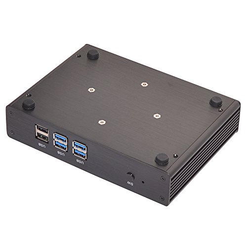 Partaker Fanless Mini Pc,Desktop Computer,Kodi Box,With Intel Celeron 2955U,(Black), B6,Barebone System #TOP4