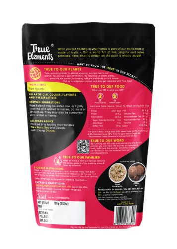 Image of True Elements Kalonji Seeds 100g - Nigella Seeds | Seeds for Hair Growth | 100% Natural | Culinary Spice | Health Benefits | Gluten-Free | Source of Antioxidants | Kala Jeera