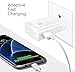 Adaptive Fast Charger Kit Compatible with Galaxy S7 Edge / S6 / Note5 / Note 4/ S3，Fast Charging ChiChiFit Quick Charger(Wall Charger + Car Charger + 2 x Micro USB Cable)-White