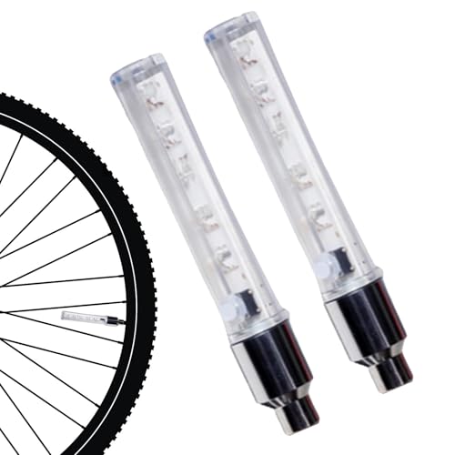 Luces LED para rueda de bicicleta - Luz LED para llantas de bicicleta, luz para silla de ruedas - Lámpara de neón para rueda de bicicleta a prueba de agua, resistente al agua, a prueba de golpes, luz
