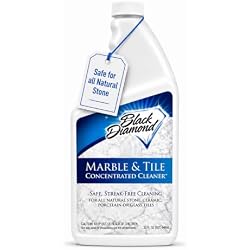 Black Diamond Stoneworks Marble & Tile Floor Cleaner Concentrate, 1 Quart | pH Neutral, Streak-Free & No-Rinse Formula, For Granite, Travertine, Limestone, Slate, Ceramic & Porcelain Floors