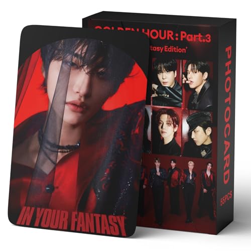 Album Golden Hour Part.3 photocards 55 Pcs Album Golden Hour Part.3 lomo Cards Postcards photocards Set