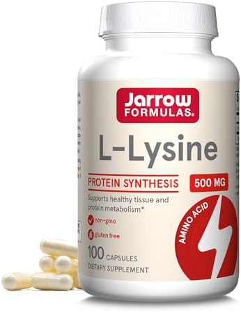 Jarrow Formulas, L-Lysine 500, 500 mg, 100 Capsules