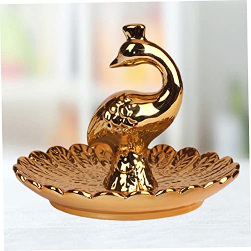 STOBAZA Bandeja De Anel De 2 Peças Para Joias Prato De Anel De Porcelana Bandeja De Bugiganga Para B