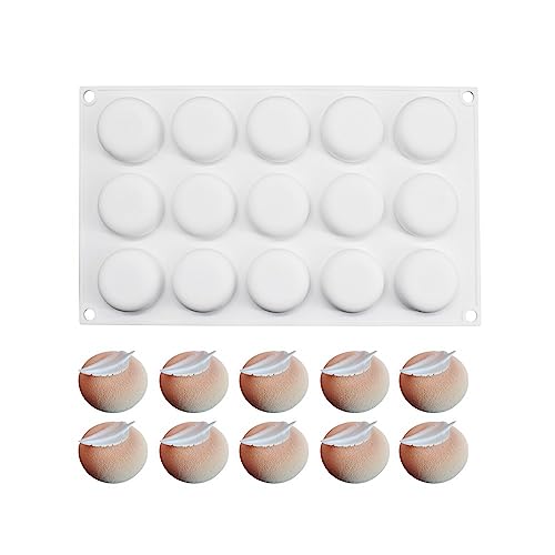 Silicone Mold Chocolate Decorating Mould DIY Cake Mousse Molds Baking Accessories Reusable Tools (Oval E_11.72 X6.8 X0.8inch) by mostsom - Image 2