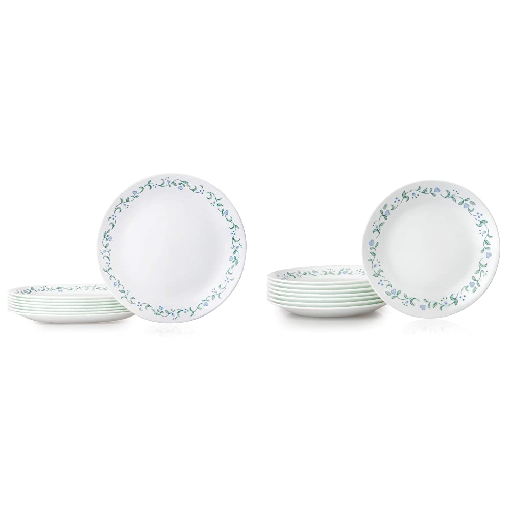 Buy Corelle Vitrelle 8Piece Dinner Plates Set & Vitrelle 8Piece Appetizer Plates Set, Triple
