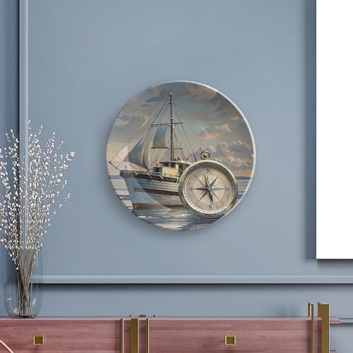 Plato decorativo Bone China con soporte 7 pulg miniatura 5