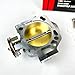 BLOX Racing Tuner Series 70mm DUAL Pattern Throttle Body with Thermal Throttle Body Gaskets K20 K24 PRBPRC RBC RRC, BXDP70MM-THRMLS