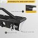 WASOFF Offroad Front Bumper Fit for Jeep Wrangler JK JKU JL JLU Unlimited 2007-2024 & fit for Jeep Gladiator JT 2019-2024 w/Winch Plate & License Plate Bracket,w/Fog Light Hole Bumper Replacement