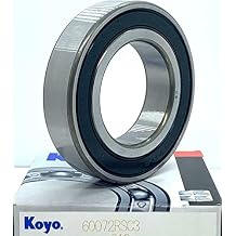 KOYO 6007 2RS C3 Deep Groove Ball Bearings 35 x 62 x 14mm !!!