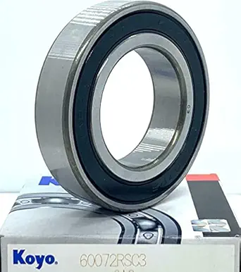 KOYO 6007 2RS C3 Deep Groove Ball Bearings 35 x 62 x 14mm Same Day Shipping !!!