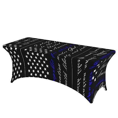 Nappe rectangulaire 1,8 m haut de gamme drapeau d'allégeance - 2