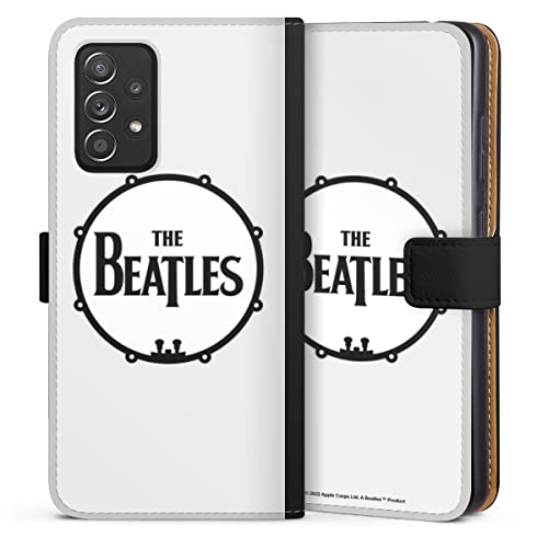 DeinDesign Etui Compatible avec Samsung Galaxy A52 Etui Folio Etui magnetique The Beatles Rock ‘n’ Roll Logo - Les Beatles, Paul McCartney, John Lennon, RIngo Starr, George Harrison DeinDesign Etui Compatible avec Samsung Galaxy A52 Etui Folio Etui magnetique The Beatles Rock 'n' Roll Logo