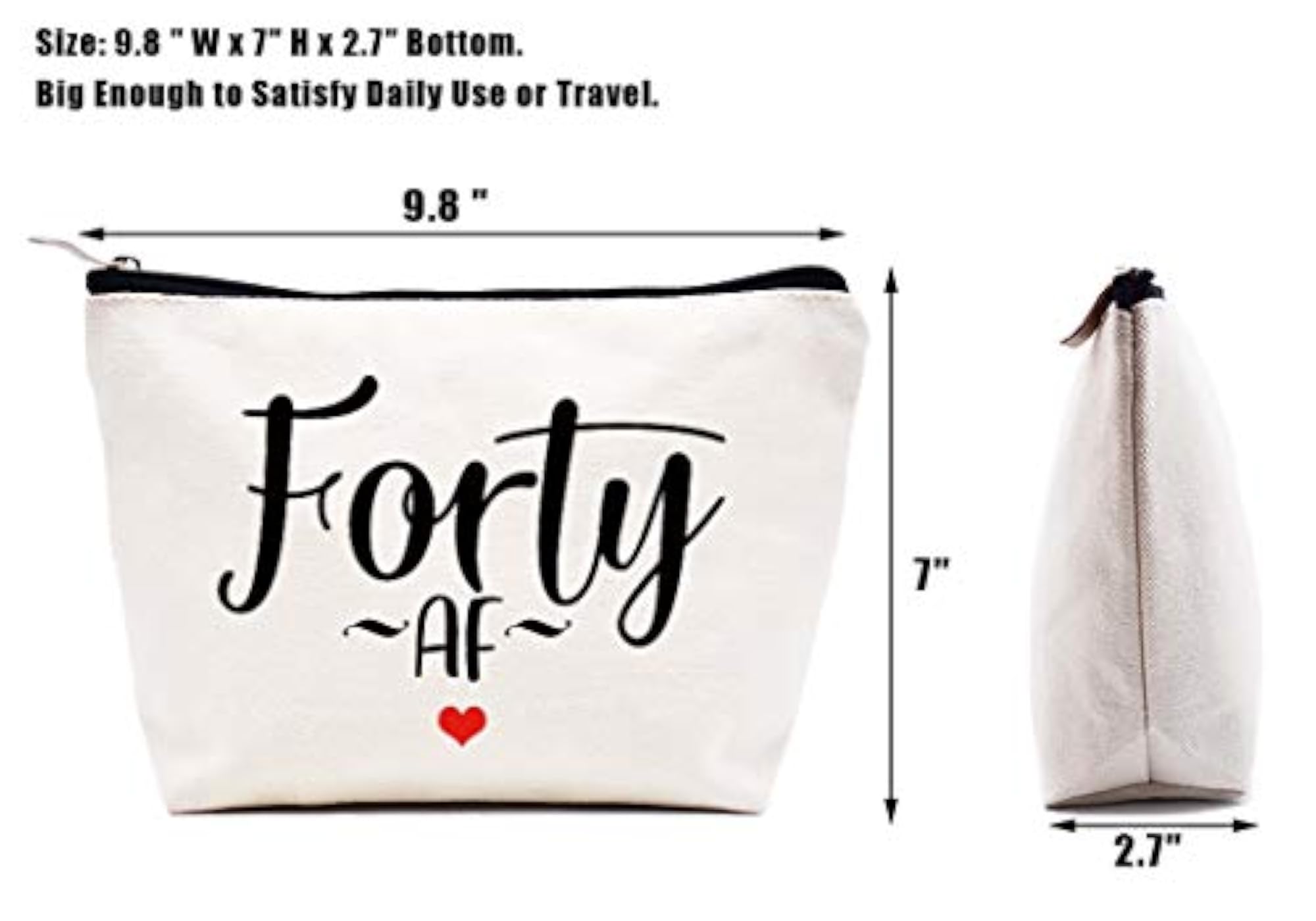 Birthday Makeup Bag Cosmetic Pouch