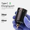1300mAh Tattoo Power Supply Adjustable Voltage RCA Interface Portable Tattoo Battery Source for Tattoo Machine Pen Accessories (Red)