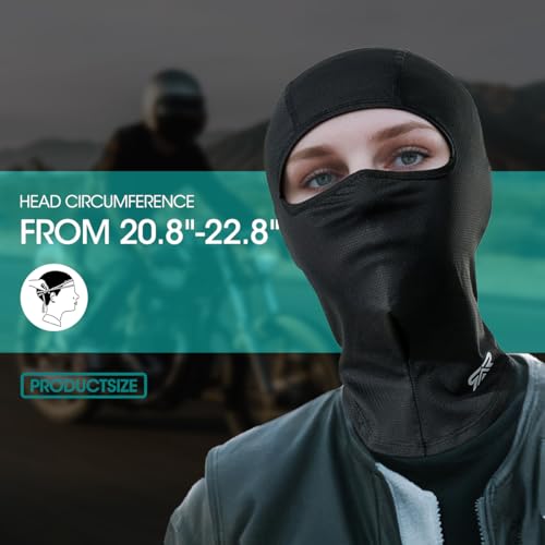 Image of 3 Pieces Balaclava Face Mask Breathable Sun Protection Motorcycle Outdoor Sport Full Face Cover for Men and Women