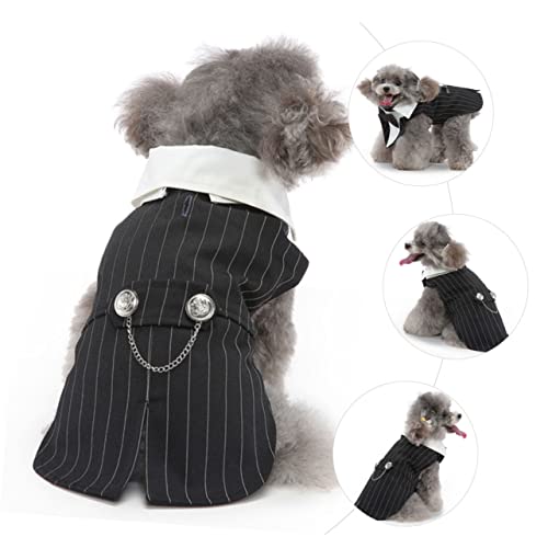 Traje de Esmoquin para Perro BESPORTBLE XL Negro miniatura 2