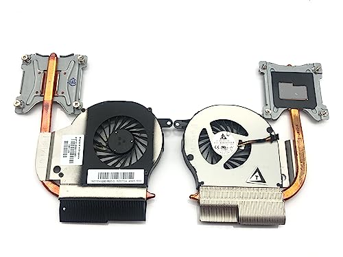 Tensione: 5 V - 0,5 A T-ProTek Ventola di raffreddamento con dissipatore di calore versione 2 compatibile per HP Compaq Presario G72, G62