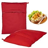 MAQIHAN 2 Baked Potato Microwave Bag - 44g Thickened Potato Bag for Microwave Small Red Potatoes Baker Baking Pouches Cooking Bags