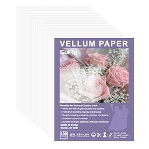 Vellum Paper 8.5 x 11 Translucent P...