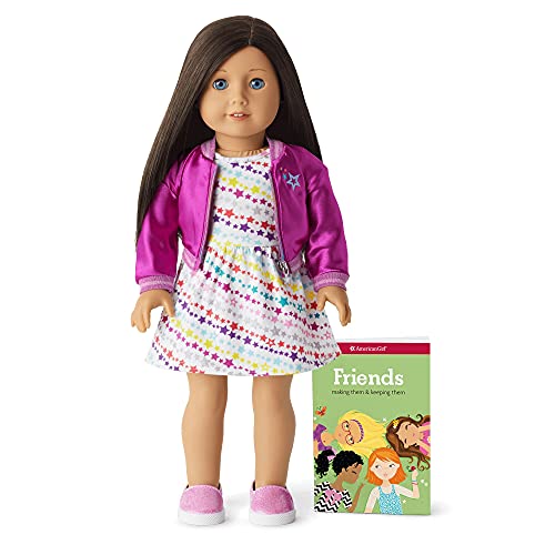 American Girl Truly Me - 18 Inch Truly Me Doll - Light Blue Eyes, Black-Brown Hair, Light-to-Medium Skin with Warm Undertones - DN60