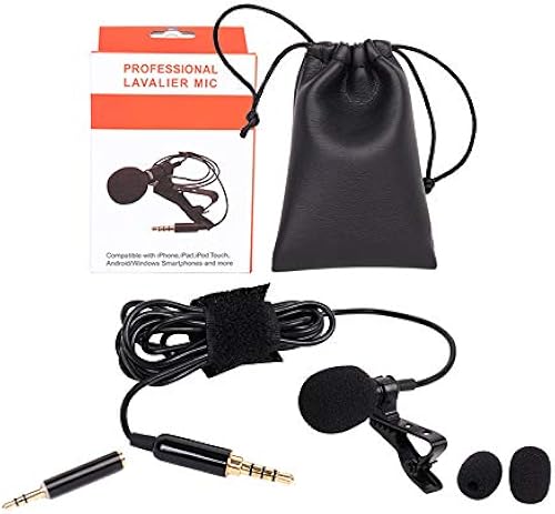 ACAMPTAR Lavalier-Mikrofon Omnidirektionales Kondensatormikrofon FA r Android Windows Smartphones YouTube Interview Studio Videoaufzeichnung RauschunterdrA ckung Mikrofon ACAMPTAR Lavalier-Mikrofon Omnidirektionales Kondensatormikrofon FA r Android Windows Smartphones YouTube Interview Studio Videoaufzeichnung RauschunterdrA ckung Mikrofon