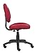 BOSS Office Products Perfect Posture Delux Fabric Task Chair Without Arms in Burgundy (B315-BY)
