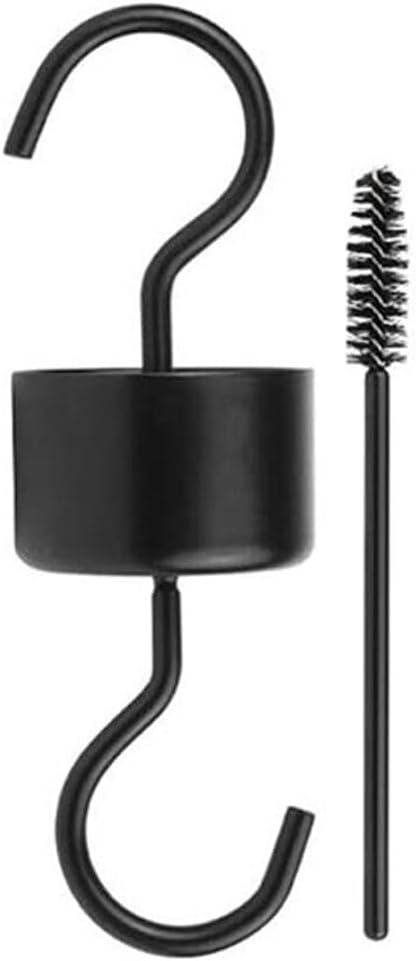 Metal Ant Moat for Hummingbird Feeders, Red Hummingbird Feeder Ant Moat Guard-1 Pc||Black
