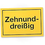 DankeDir! 40 Jahre - Zehnunddreißig Kunststoff Schild - Geschenk 40. Geburtstag Geschenkidee Geburtstagsgeschenk Vierzigsten Geburtstagsdeko Partydeko Party Zubehör Geburtstagskarte