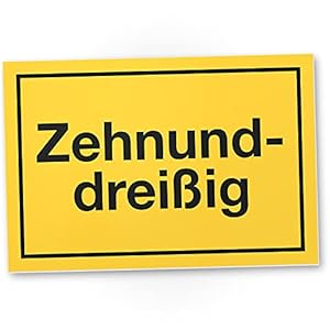 DankeDir! 40 Jahre – Zehnunddreißig Kunststoff Schild – Geschenk 40. Geburtstag Geschenkidee Geburtstagsgeschenk…