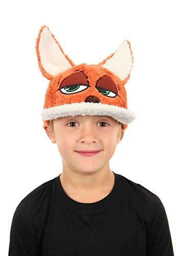 Elope Zootopia Nick Wilde Child Fuzzy Baseball Cap, Brown