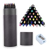 🖍【Hochwertige Buntstifte】 ： 36 Farben, ideal Buntstifte Für Erwachsene, Kritzeln, Malbuch für Erwachsene oder für alles andere, geben Ihnen grenzenlose kreative Freiheit. Farbstifte enthalten hochwertige Pigmente für eine satte Farbsättigung und weiche, dicke Kerne für eine hervorragende Mischung und Schattierung.