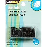 Dritz Home 9006 Upholstery Tacks, #10 - (5/8-Inch), Black (1.5-Ounce)