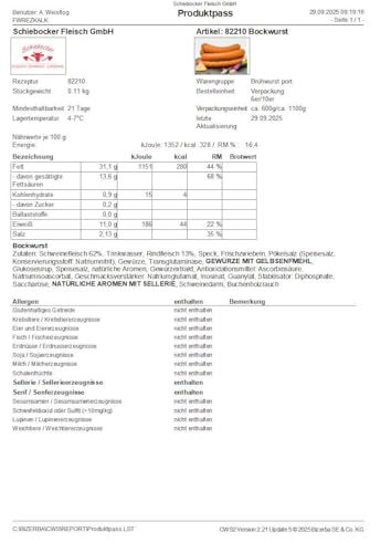 Bockwurst frisch | traditionelles Würstchen geräuchert | Bockwürste im Naturdarm | Curry-Wurst Premium-Qualität 10 x 110g – Bild 3