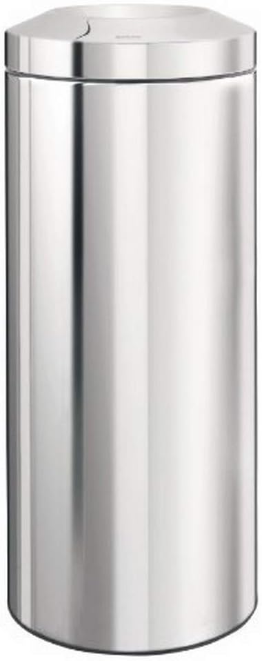 Brabantia Flameguard Waste Paper Bin, 30 L - Matt Steel