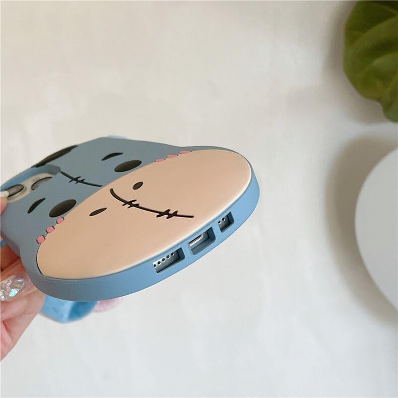 Image of Meyaar Orry Style Cute Case for Apple iPhone 14 / iPhone 13 / iPhone 15 Case, Soft Silicone Cover for Apple iPhone 13 / iPhone 14, iPhone 15 Case Cover (Donkey, for I Phone 15)