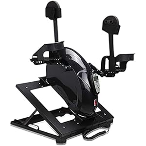 Elektrisch pedaal Mini-revalidatiemachine Revalidatietrainer, actief en passief revalidatieapparaat voor bovenste en onderste ledematen LED-bedieningsscherm In vier snelheden verstelbare fitnessmachi