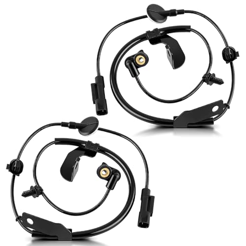 Front ABS Wheel Speed Sensor 2Pcs Fit for Dodge Journey 2009-2020 Dodge Avenger 2008-2014 for Chrysler Sebring 2007-2010 Chrysler 200 (2011-2014) Replace ALS2408 ALS2410 Front Left & Right ABS Sensor