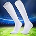 Football Socks Solid Color Athletic Soccer Breathable Softball Baseball For Youth Soccer Solid Color Athletic Knee High Baseb