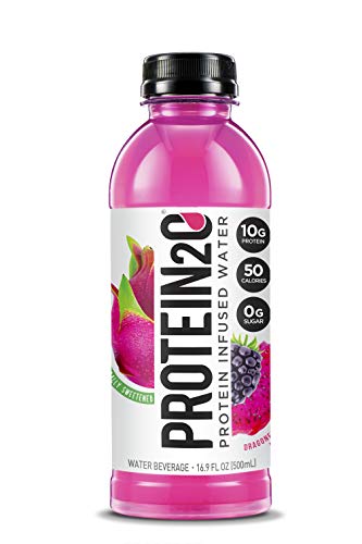 Protein2o Low Calorie Protein Infused Water, 10g Whey Protein Isolate, Acai Blueberry Pomegranate (16.9 Oz, Pack Of 12)