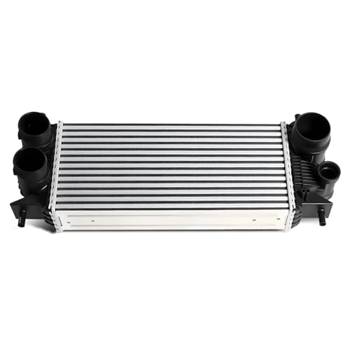Jecoupoon Upgrade Intercooler Coolant Turbo Charge Compatible with F 150 Expedition Navigator 2015-2020 2.7L 3.5L Engine Replace FO3012115 FL3Z6K775A Aluminum Turbocharged Cooler