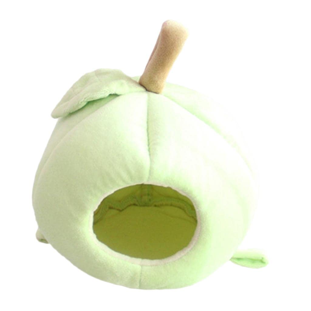 Maison pour hamster douillet en coton vert clair lit rat